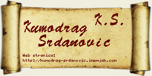Kumodrag Srdanović vizit kartica